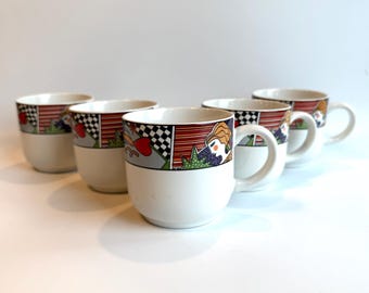 Juego de 5 tazas Vitromaster con el diseño Metropolitan Mugs