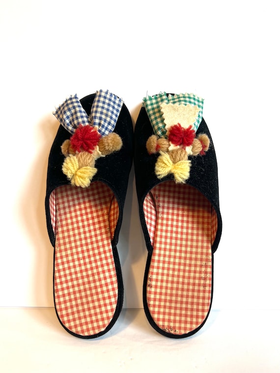 Vintage Children’s Size 3, Big Kids Slippers, Wom… - image 5