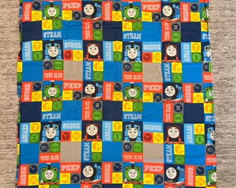 Thomas the Train Toddler Flat Sheet, Vintage Sodor Characters, No Holes or Rips