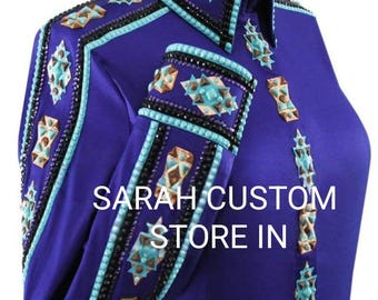 Show Shirts . Western women show shirt Western Pleasure Show Shirt Horsemanship Shirt Western Showmanship Shirt