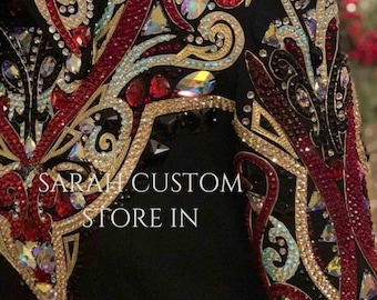 Western women show jacket Western Custom Rodeo Queen Showmanship jacket.Show clothing showmanship jacket.
