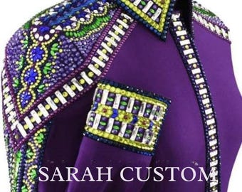 Show Shirts . Western women show shirt Western Pleasure Show Shirt Horsemanship Shirt Western Showmanship Shirt