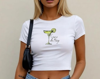 Camiseta sin mangas con estampado de margaritas para mujer, linda camiseta sin mangas acanalada estilo racer para fiestas de verano.