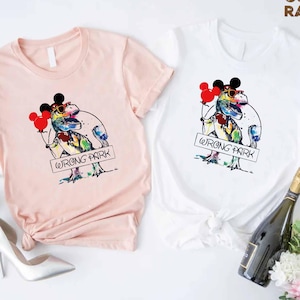 Wrong Park Dinosaur Shirt, Funny Disney T-Rex Tee, Mickey Balloon Graphic Tee, Cute Dino Vacation Shirt, Park Day Humor T-Shirt