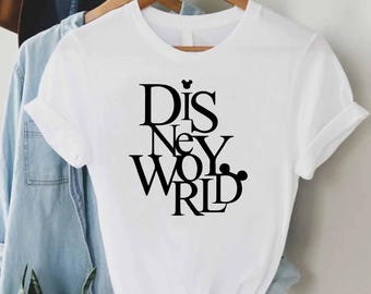 Disney World Shirt, Vintage Style Disney Tee, Magical Vacation T-Shirt, Cute Park Outfit, Unisex Graphic Top for Disney Fans