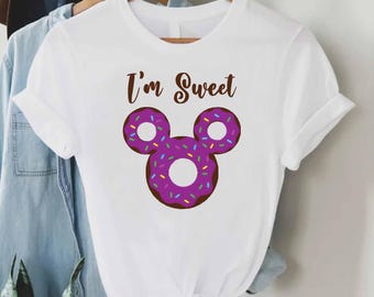 I’m Salty Pretzel Shirt, I’m Sweet Donut Shirt, Matching Couple Tees, Disney Inspired Food Shirts, Funny Vacation T-shirt, Park Snacks Tee,