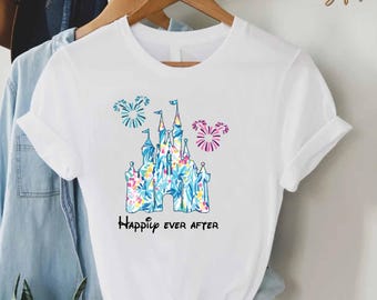 Happily Ever After Castle Shirt, Disney Castle Sweatshirt, Magic Kingdom Fireworks Tee, Fairytale Graphic Top, Princess Shirt