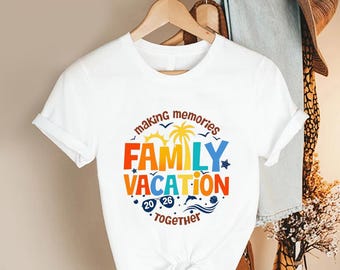 Family Vacation 2026 Shirt , Matching Family Trip Tshirt , Beach Vacation Tee , Summer Travel Outfit Gift