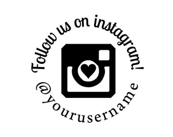 Custom Instagram Business Stamp: Package Branding, Envelope Design