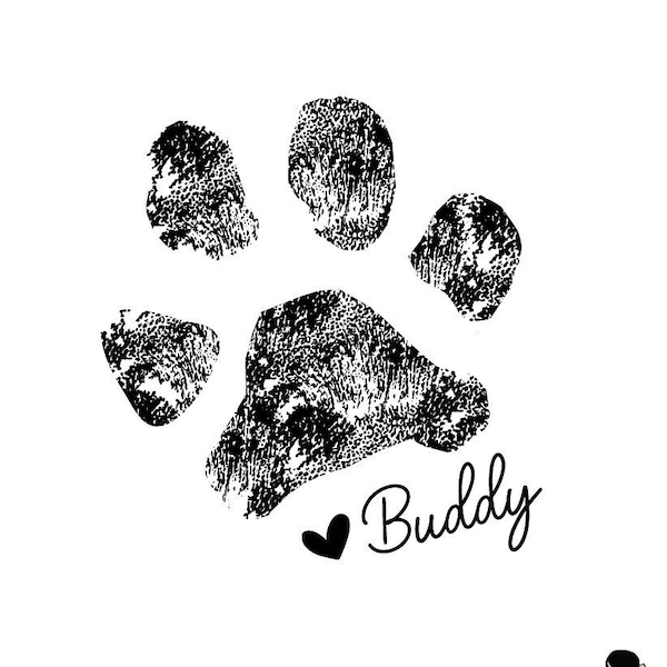 Custom Paw Prints Stamps Etsy
