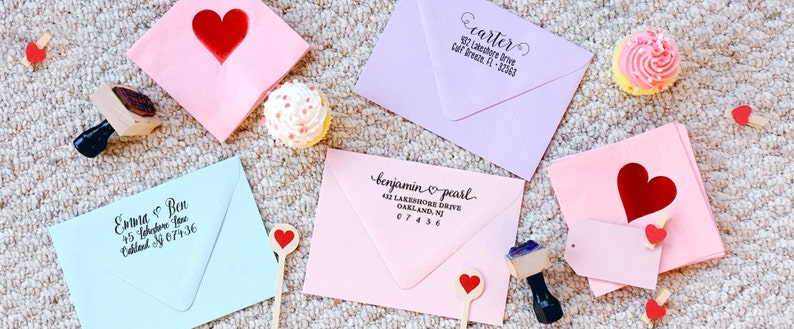 Carved Initials Stamp Personalized Custom Heart Favor Names Arrow Rubber Stamp or Self Inking Rustic Woodland