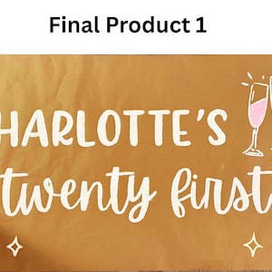 Hand Painted Custom Party Banner, Hand Painted Banner, Hand Painted Craft Paper Banner, Painted Birthday Banner, Bachelorette Banner