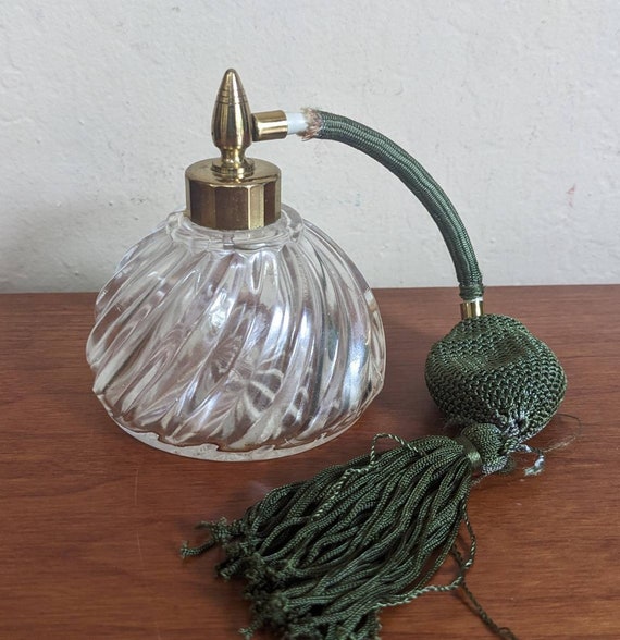 Vintage Perfume Bottle Automizer Swirl Spray - image 1