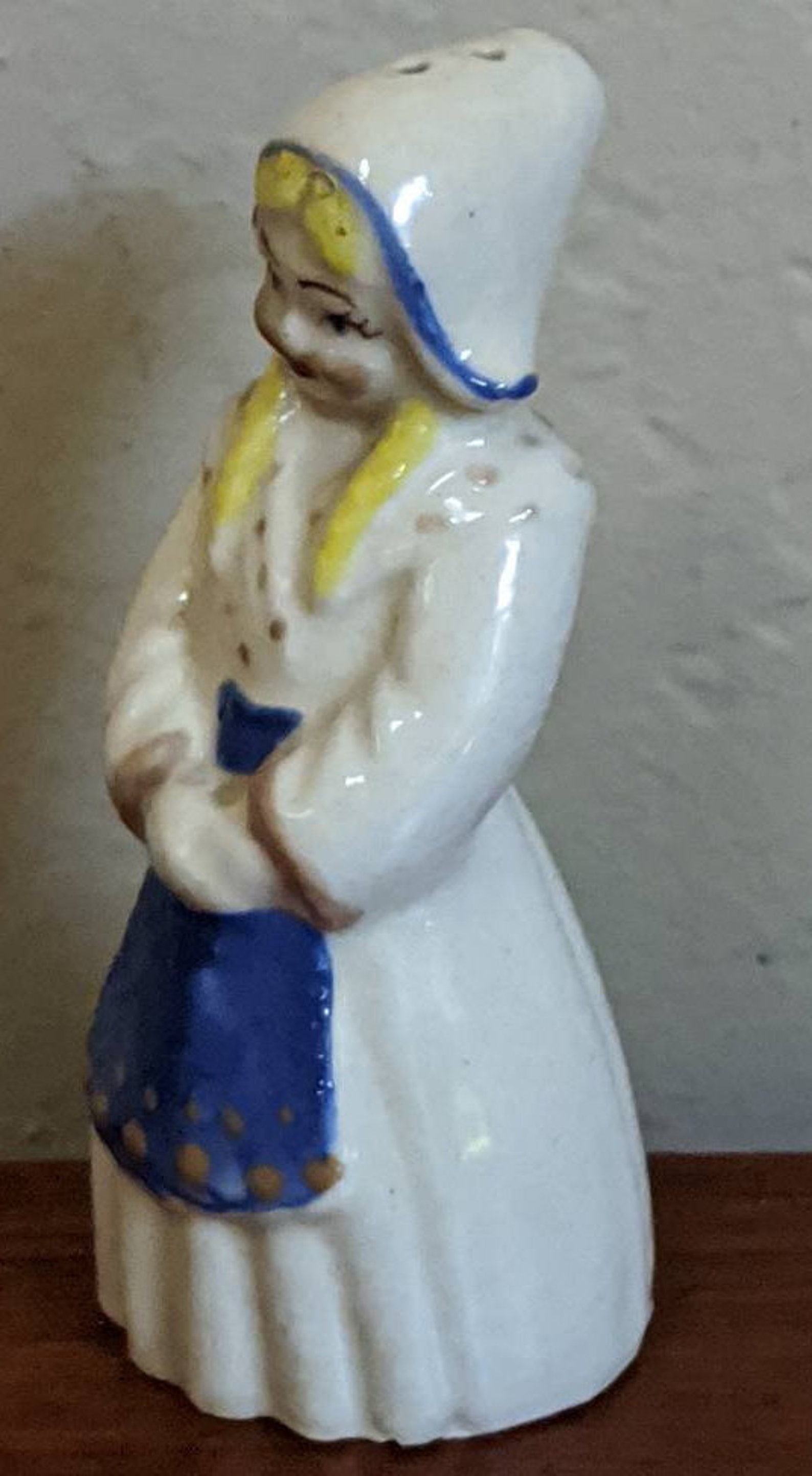 Vintage Salt or Pepper Shaker Dutch Lady Woman Girl Etsy