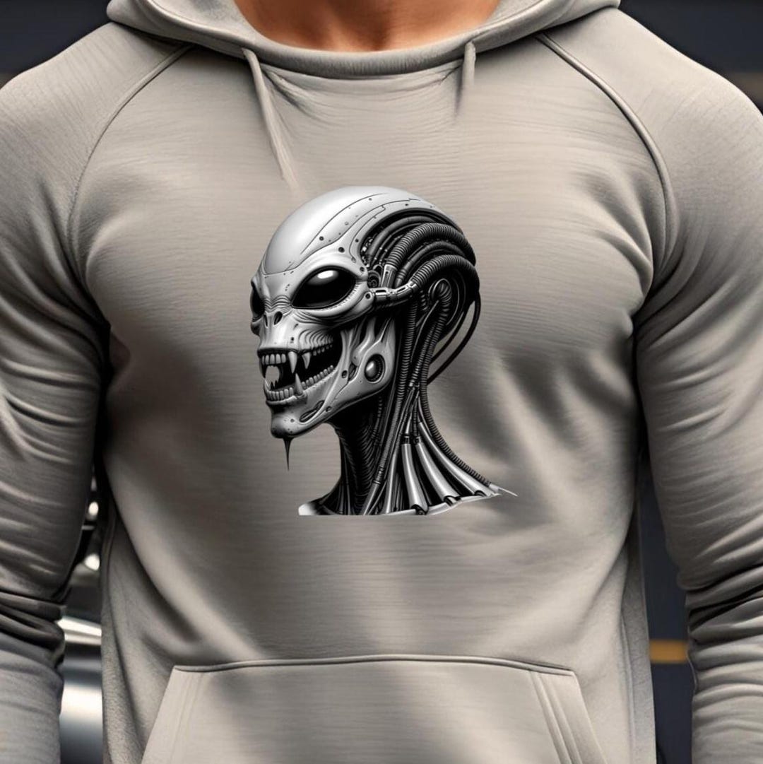 Alien Movie Hoodie,alien Giftful Gifted,dark Aesthetics Gift,alien ...