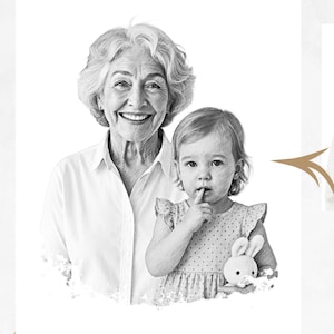 Add Loved One to Photo, Combine Photos, Christmas Gift, Loss of Father-Mother, Family Portrait From Photos, Memorial Gift for Dad Mom, Gift