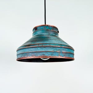 Lighting , Patina Light fixture ,Rustic chandelier , Farmhouse lighting ,Pendant light