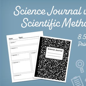 Science Journal Printable with Scientific Method – Hands-On Experiment – Classical Conversations Foundations