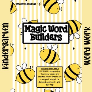 Magic Word Builders (Kindergarten)