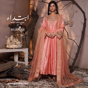 Custom Stitched Pakistani Designer Suit | Ibtida by Silkmire Clothing | Bridal & Wedding Party Wear for Women | Indian Designer Formal Dress
