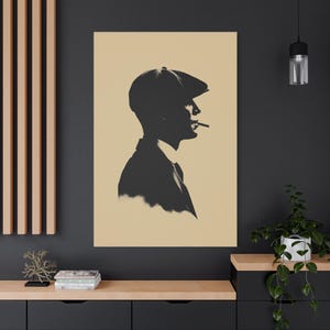 Thomas Shelby Canvas Art, Peaky Blinders Wall Decor, Shelby Family Portrait, Ready to Hang