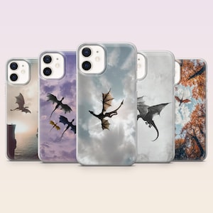 Dragon Phone Case Fantasy Animal Mythical Dragon Cover for iPhone 16,15,14,13,12 SamsungS25Fe,S24,S23,S22,A16,A26, Pixel 9Pro,8A,7
