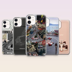 Formula Phone Case F1 Competition Car Racing Cover for iPhone 16,15,14,13,12 SamsungS25Fe,S24,S23,S22,A16,A26, Pixel 9Pro,8A,7