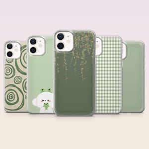 Sage Green Phone Case Simple Green Minimalism Cover for iPhone 16,15,14,13,12 SamsungS25Fe,S24,S23,S22,A16,A26, Pixel 9Pro,8A,7
