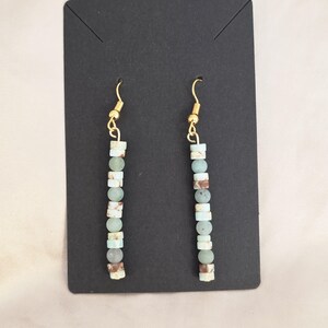 Beaded drop earrings
