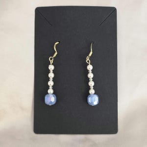 Beaded drop earrings