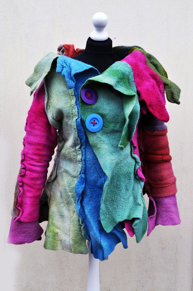 Reserved Jacket felted jacket felt wool merino wool Etsy