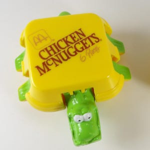 Chicken McNuggets Dinosaur Transformers 1990 Happy Meal Toy