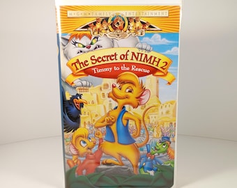 Le secret de NIMH 2 Timmy to the Rescue VHS vintage Media