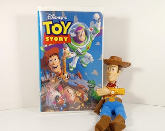 Toy Story VHS con el Sheriff Woody Juguete Vintage 1995