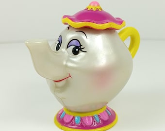 Figurine miniature de Mme Samovar, La Belle et la Bête de Disney, 4,4 cm (1,75")