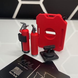 Trail Safety Set - Fire Extinguisher and Fuel Container (with Twist mounts)