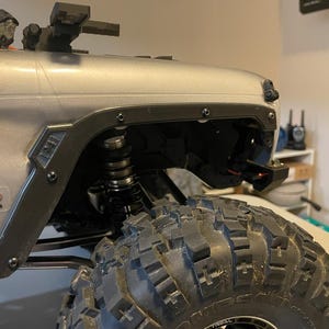 Kit de eliminación de guardabarros para SCX6 Wrangler: ligero para una mejor distribución del peso, escala 1/6
