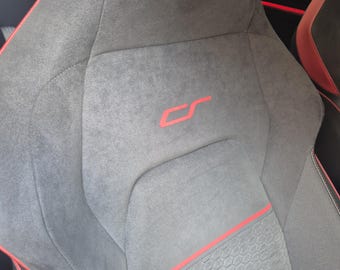 "CS"-logo voor de 2 voorstoelen, geschikt voor Volkswagen Golf 8 GTI Clubsport MK8 CS45