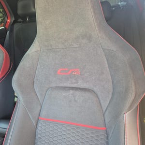 &quot;CS45&quot; logo for both front seats suitable for Volkswagen Golf 8 GTI Clubsport Edition 45 MK8 CS45