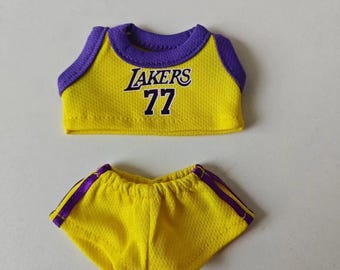 LA Lakers Doncic 2 piece jersey costume