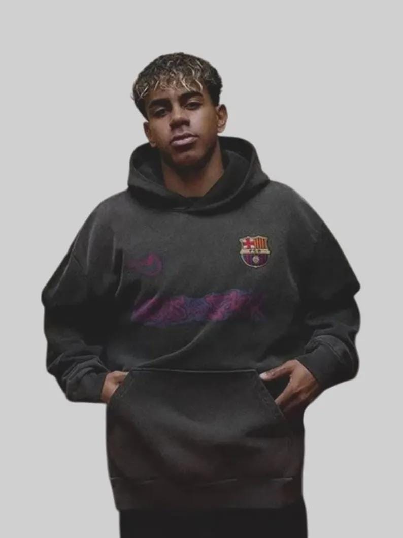新品】バルセロナ×トラヴィススコットパーカー
