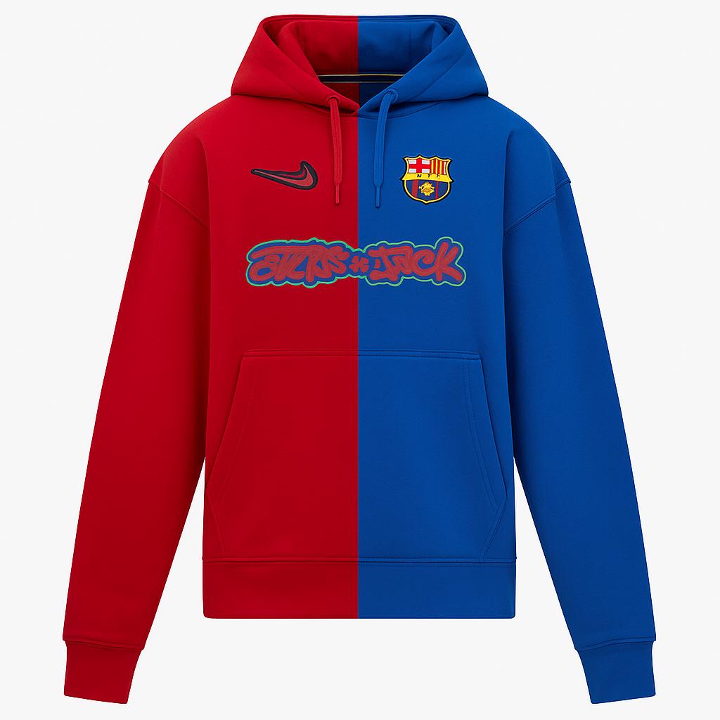 Barcelona Cactus Jack FC Travis Scott Hoodie - Etsy