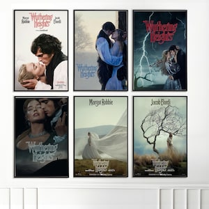 Wuthering Heights Poster, Classic Movie Wall Art, Vintage Art Print, Home Decor, Canvas Poster, Christmas Gift