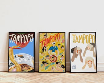 タンポポ（1985年） - ヴィンテージ日本映画ポスター - Etsy 日本