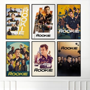 De Rookie-poster, klassieke filmposter voor aan de muur, vintage kunstprint, woondecoratie, canvasposter, kerstcadeau