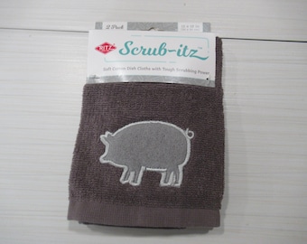 SCRUB*ITZ - weiche Spültücher mit extra starker Wäsche. Kraft 2er Set