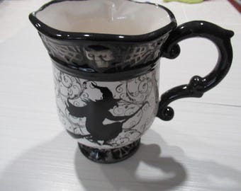 Halloween  Witch  Mug.  5 1/2" Tall  6" Wide Including Handle.