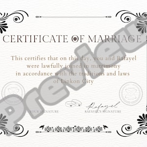 Love and Deepspace Marriage Certificates: Rafayel