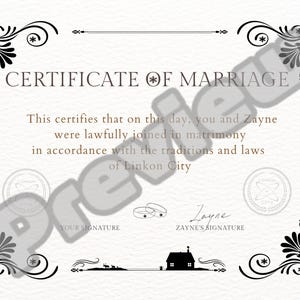 Love and Deepspace Marriage Certificates: Zayne
