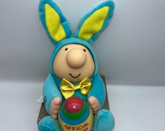 Ziggy Easter Bunny plush doll 8" vtg 1998 Tom Wilson Easter Egg bunny costume